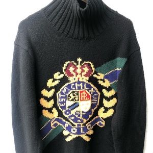 NWOT Polo Ralph Lauren Big Crest Turtleneck